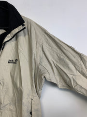 Cream Jack Wolfskin Raincoat Women's Large