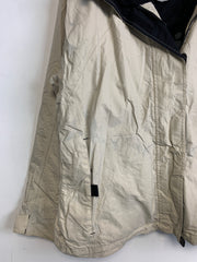 Cream Jack Wolfskin Raincoat Women's Large