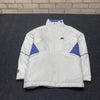 00s White and Blue Nike Jacket Men's Large