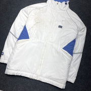 00s White and Blue Nike Jacket Men's Large