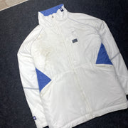 00s White and Blue Nike Jacket Men's Large