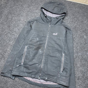 Grey Jack Wolfskin Raincoat Men's Medium