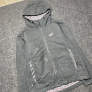 Grey Jack Wolfskin Raincoat Men's Medium