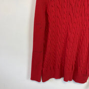 Red Chaps Cable Knit Sweater Women's XXL