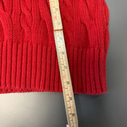 Red Chaps Cable Knit Sweater Women's XXL