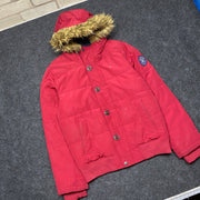 Red Tommy Hilfiger Jacket men's Small