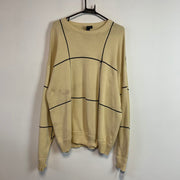 Yellow Beige Nautica Knitwear Sweater Women's Large