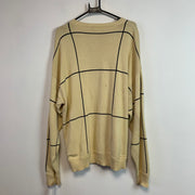 Yellow Beige Nautica Knitwear Sweater Women's Large