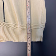 Yellow Beige Nautica Knitwear Sweater Women's Large