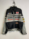 Black and White Racing Jacket Men's Medium