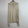 Cream White Chaps Knitwear Sweater Women's XXL