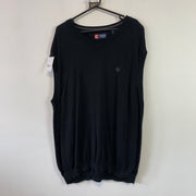 Black Chaps Jumper Vest Women's 4XL