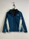 Navy North Face Raincoat Women's Small