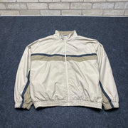 Cream White Champion Jacket Men's XL