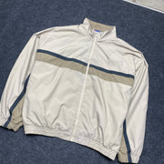 Cream White Champion Jacket Men's XL