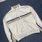 Cream White Champion Jacket Men's XL