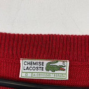 Red Lacoste Jumper Men's Large