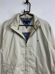 Cream White Tommy Hilfiger Jacket Men's Large