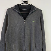 Grey Lacoste Jumper Men's Medium