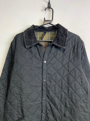 Black Barbour Quilted Jacket Men's Medium