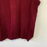 Red Lacoste Sweater Vest Women's XXL