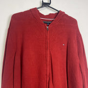 Red Tommy Hilfiger Knit Jumper Sweater XL