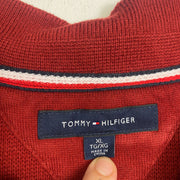 Red Tommy Hilfiger Knit Jumper Sweater XL