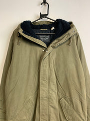 Khaki Levi's Parka Jacket Men's Large