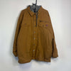 Brown Wrangler Workwear Jacket Hoodie 2XL