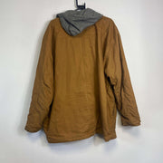 Brown Wrangler Workwear Jacket Hoodie 2XL