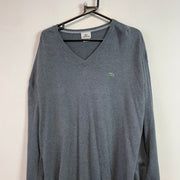 Grey Lacoste Knitwear Jumper Men's XXXL