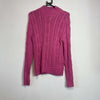 Pink Chaps Ralph Lauren Knit Jumper Sweater Womens Large