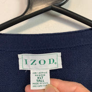 Navy Izod Cardigan Jumper Women's XL