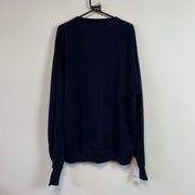 Navy Izod Cardigan Jumper Women's XL