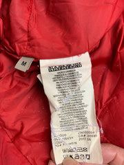 Red Napapijri Anorak Jacket Men's Medium