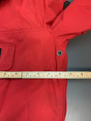 Red Napapijri Anorak Jacket Men's Medium