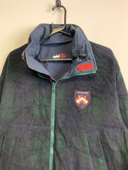 Navy and Green Tommy Hilfiger Reversible Jacket Men's Medium