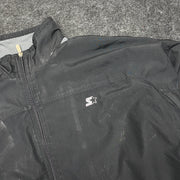 Black Starter Windbreaker men's XL