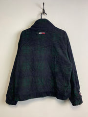 Navy and Green Tommy Hilfiger Reversible Jacket Men's Medium