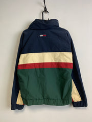 Navy and Green Tommy Hilfiger Reversible Jacket Men's Medium