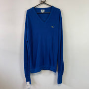 Vintage 90s Blue Izod Lacoste Knitwear Jumper XXL