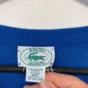 Vintage 90s Blue Izod Lacoste Knitwear Jumper XXL