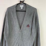 Grey Izod Knitwear Cardigan Sweater Women's Large