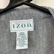 Grey Izod Knitwear Cardigan Sweater Women's Large