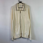 Cream White Izod Knitwear Sweater Men's Large