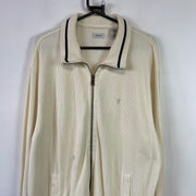 Cream White Izod Knitwear Sweater Men's Large