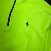 Neon Yellow Polo Ralph Lauren Fleece Men's Medium