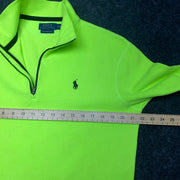 Neon Yellow Polo Ralph Lauren Fleece Men's Medium