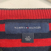 Grey Tommy Hilfiger Knit Jumper Sweater Large