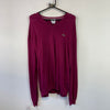 Purple Pink Lacoste Jumper Women's Large